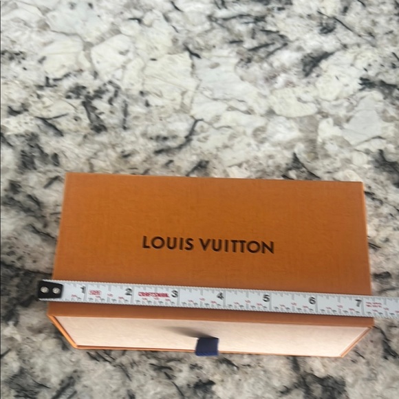 Louis Vuitton Orange and Cream Storage Box - Picture 4 of 6